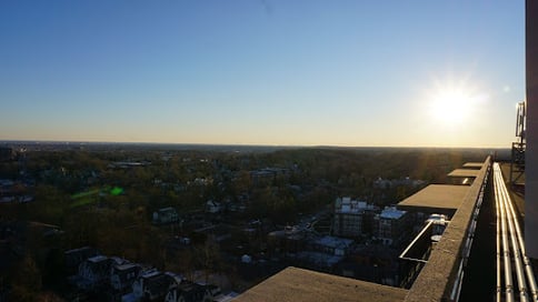 skyline view during the summer 